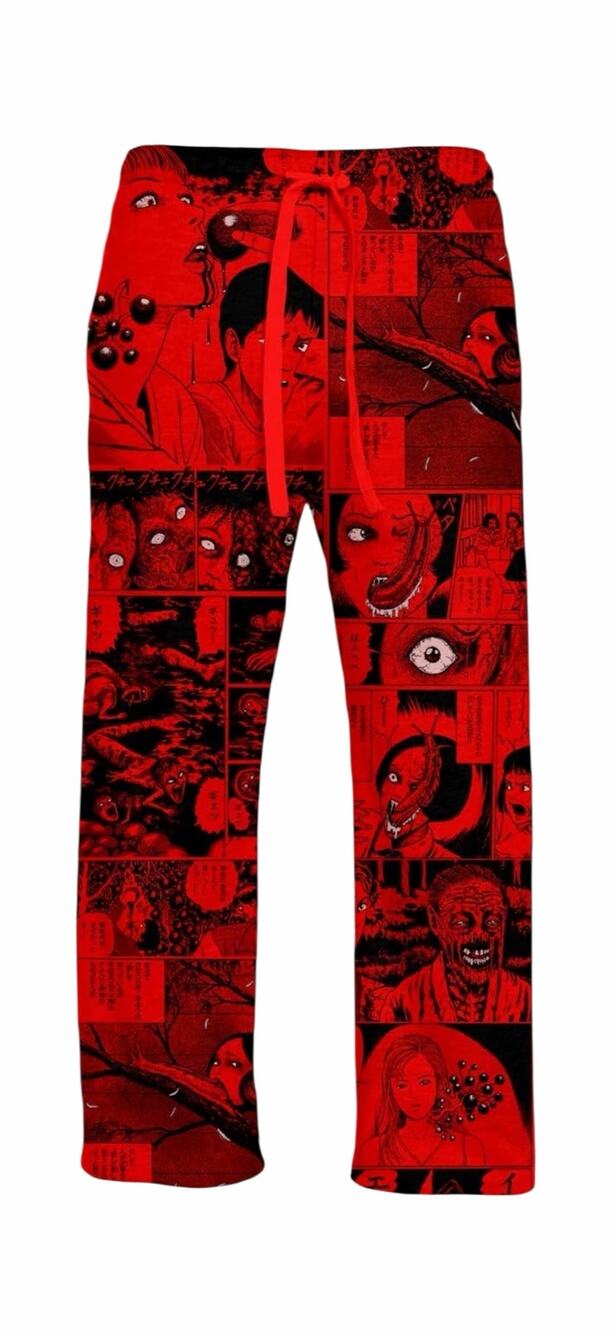New Ripple Junction Junji Ito Pattern Lounge Pant Size S